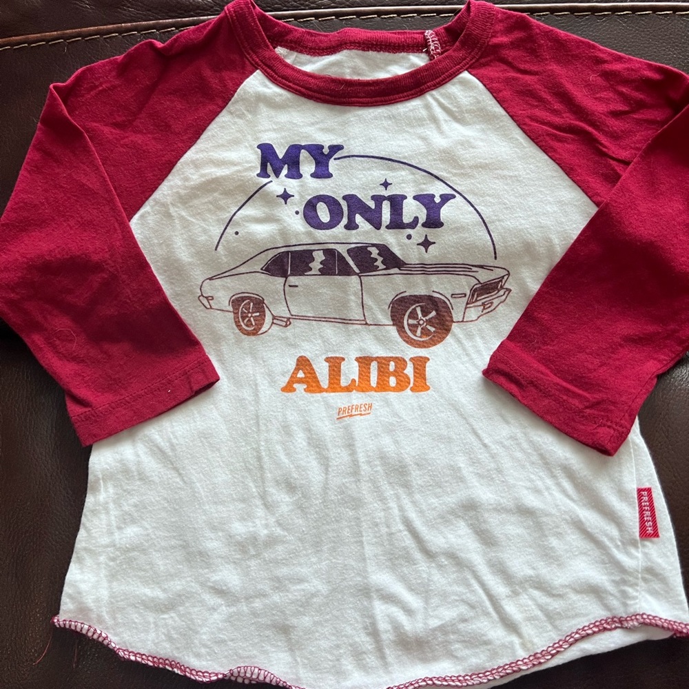 Prefresh Raglan Tee (Size 2)